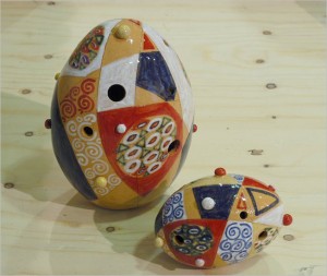 talian Pottery - Ceramic eggs by Gianni Tosin - Bassano del Grappa (VI) - Photo Credits: http://www.noveterradiceramica.it