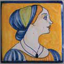 Italian pottery - Ceramic tile by Terrecotte Surrena