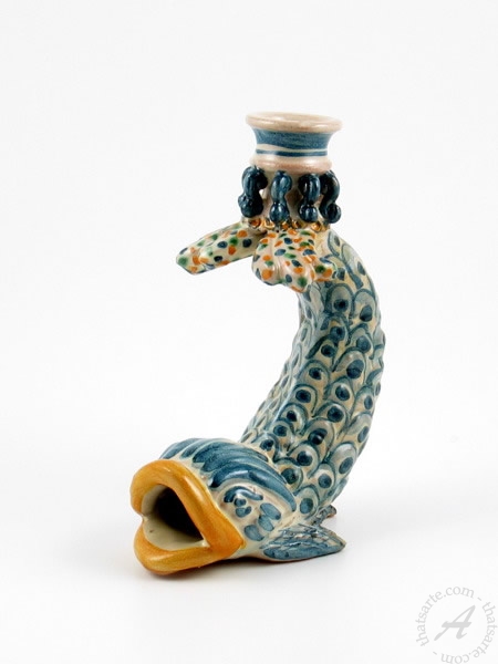 Alessi fish candle holder