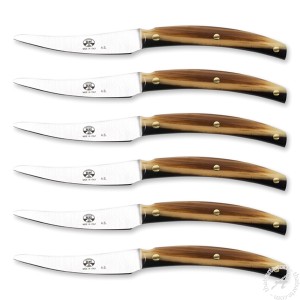 Handcrafted steak knives from Berti’s Convivio collection