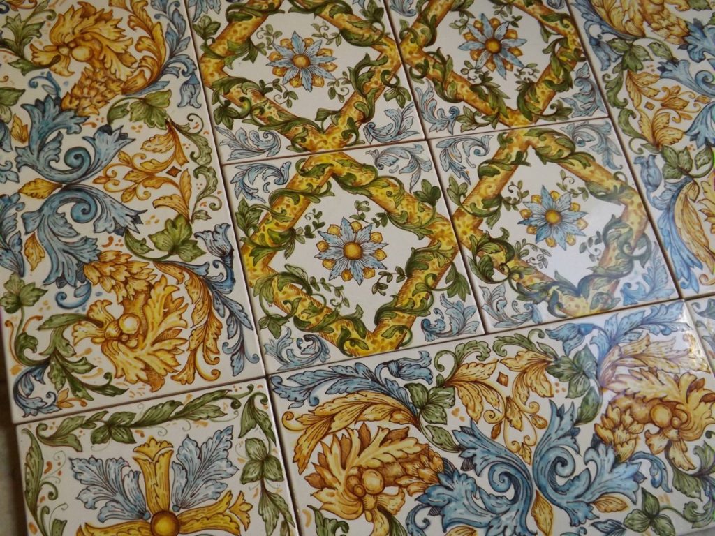 Tile floors that go down in history