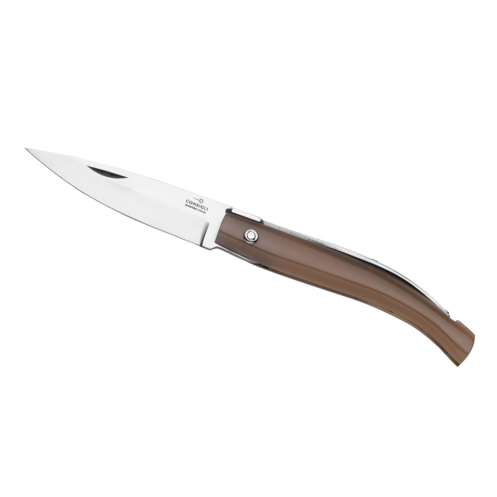 Anconetano Italian Pocket Knife With Ox Horn Handle by Consigli