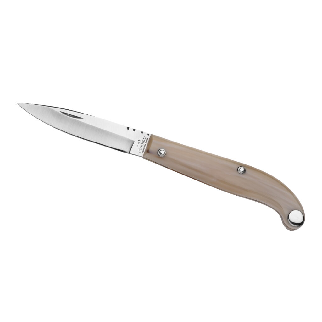 Calabrese Italian Pocket Knife With Ox Horn Handle by Consigli