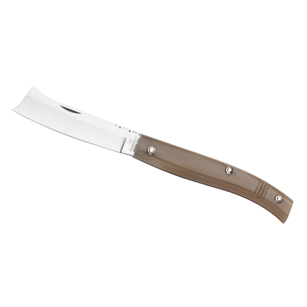 Rasolino Italian Pocket Knife With Ox Horn Handle by Consigli