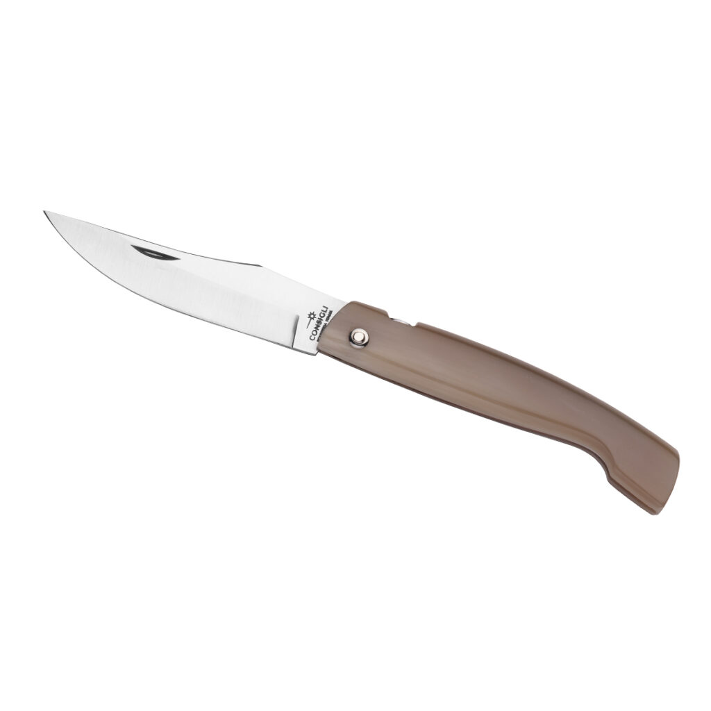 Vernante Italian Pocket Knife With Ox Horn Handle by Consigli